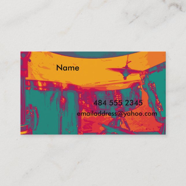 Die Karte des Schlagzeugers (Vorderseite)