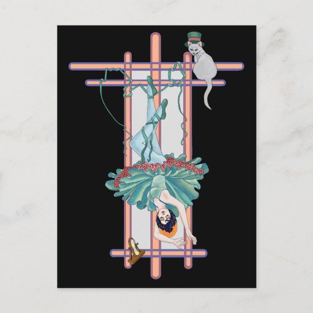 Die Karte des Tarots "Hanged Woman" (Vorderseite)