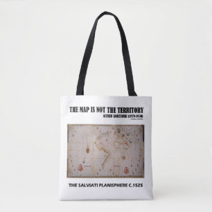 Die Karte ist nicht das Territorium Salviati Plani Tasche