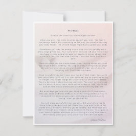 Die Karte Stone in voller Größe für Trauer oder Ve