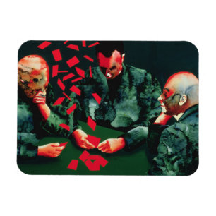 Die Kartenspieler 1987 Magnet