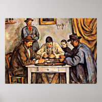 Die Kartenspieler (3), Paul Cezanne Gemälde