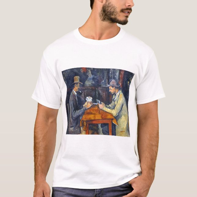 Die Kartenspieler, Cezanne T-Shirt (Vorderseite)