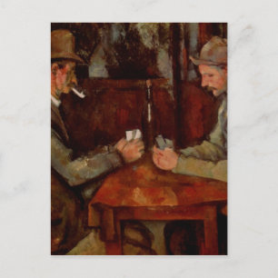 Die Kartenspieler, Claude Cezanne Postkarte