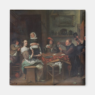 Die Kartenspieler Magnet