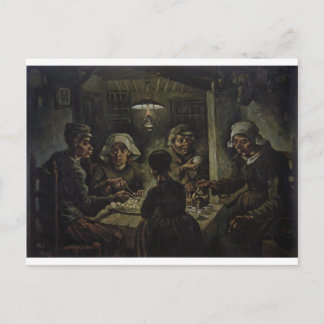 Die Kartoffel-Esser - Vincent van Gogh (1885) Postkarte