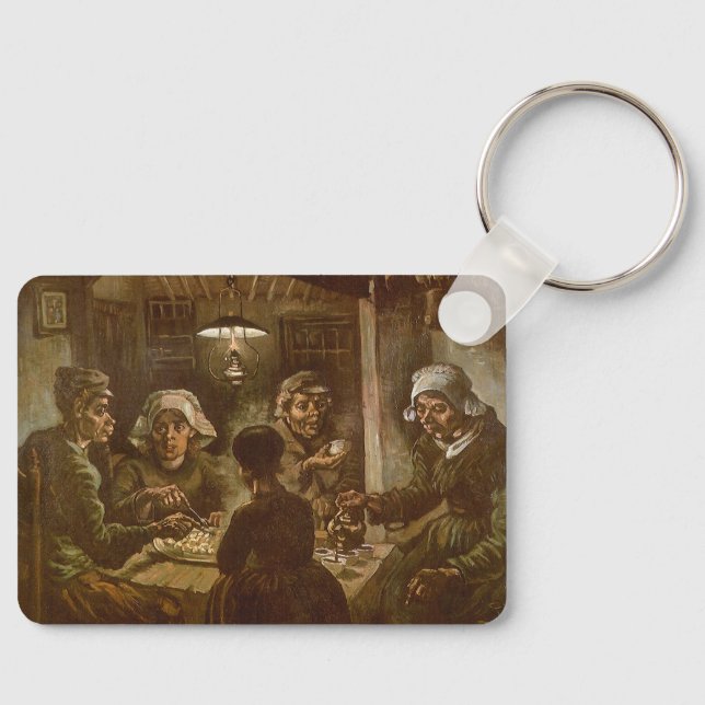 Die Kartoffelessen von Vincent van Gogh Schlüsselanhänger (Vorderseite)