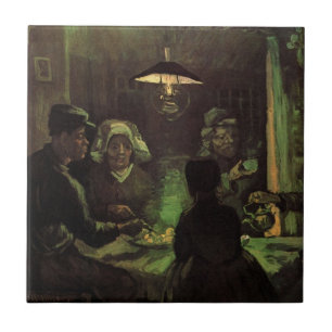 Die Kartoffelesser von Vincent van Gogh Fliese