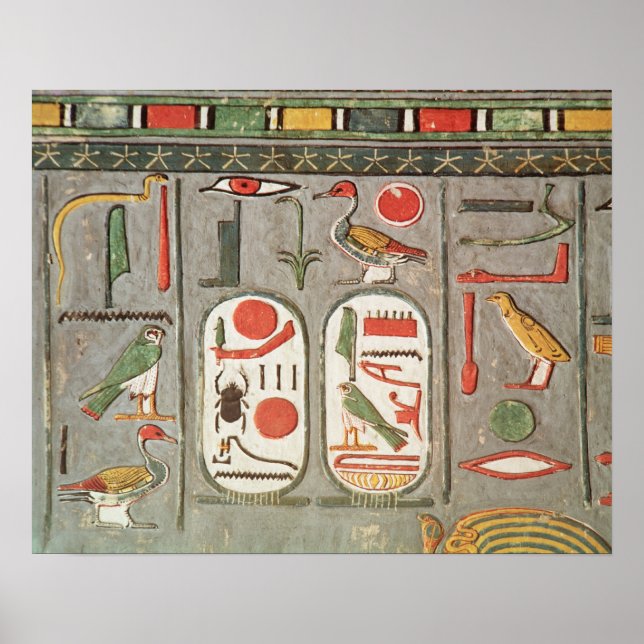 Die Kartusche des Königs Poster (Vorne)