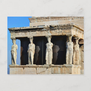 Die Karyatidveranda der Erechtheion in Athen Postkarte