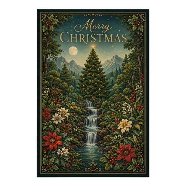 Die Kaskade der Weihnachtsmagie Poster (Vorderseite)