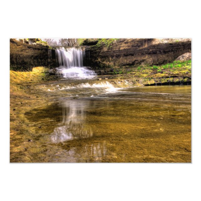 Die Kaskaden im Glen Helen Nature Reserve, Ohio Fotodruck (Vorne)