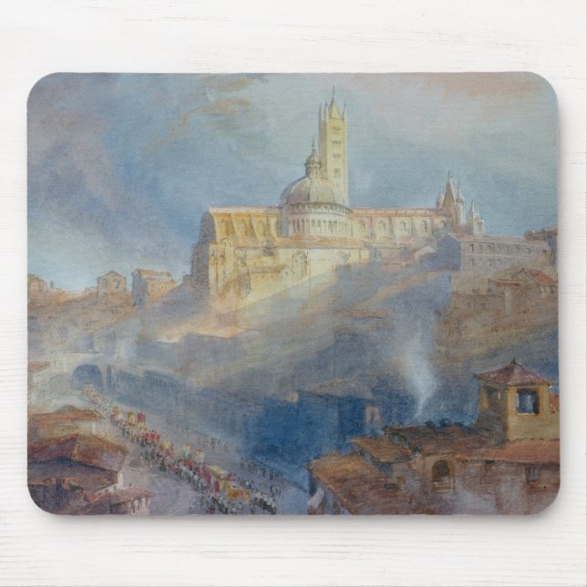 Die Kathedrale, Siena, 1902 Mousepad (Vorne)