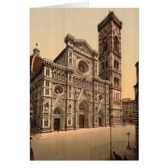Die Kathedrale und der Glockenturm, Florenz Karte