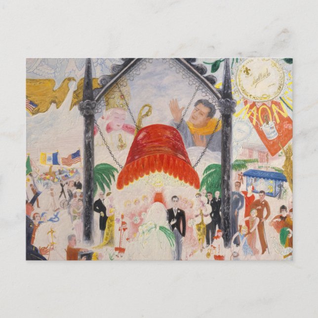 Die Kathedralen der Fifth Avenue, 1931 Postkarte (Vorderseite)