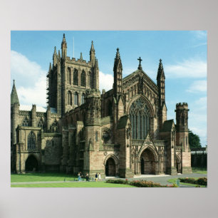 Die Kathedralen-Kirche der gesegneten Jungfrau Poster