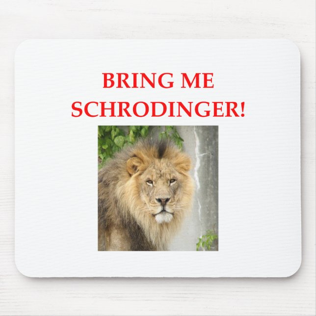 die Katze der schrodingers Mousepad (Vorne)