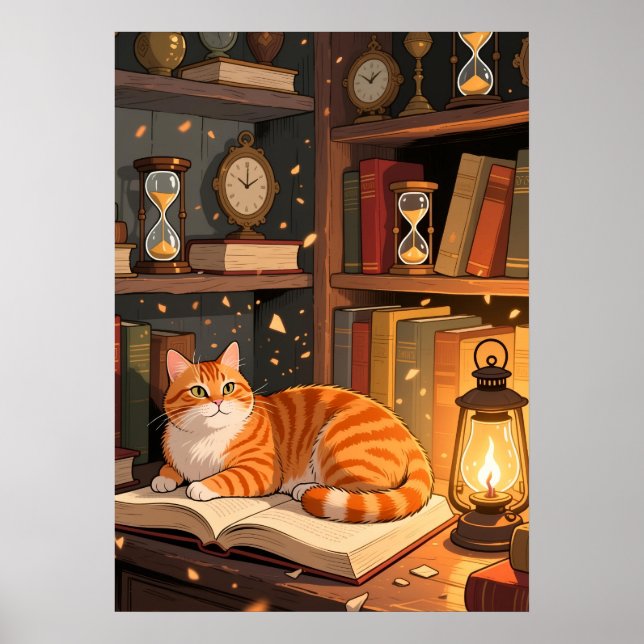 Die Katze des Bibliothekars Poster (Vorne)