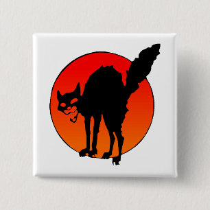 Die Katze des Syndikalisten Button