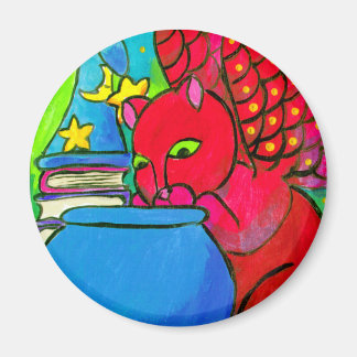 Die Katze des Zauberers Magnet