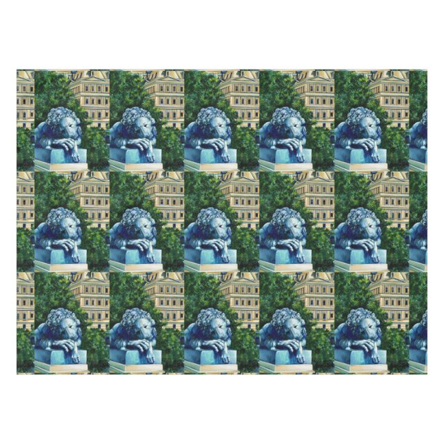 Die Katze, die die Kanarischen Inseln aß Tischdecke (Vorderseite (Horizontal))
