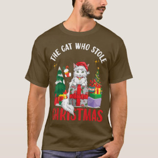 Die Katze, die Weihnachten Weihnachten gestohlen W T-Shirt