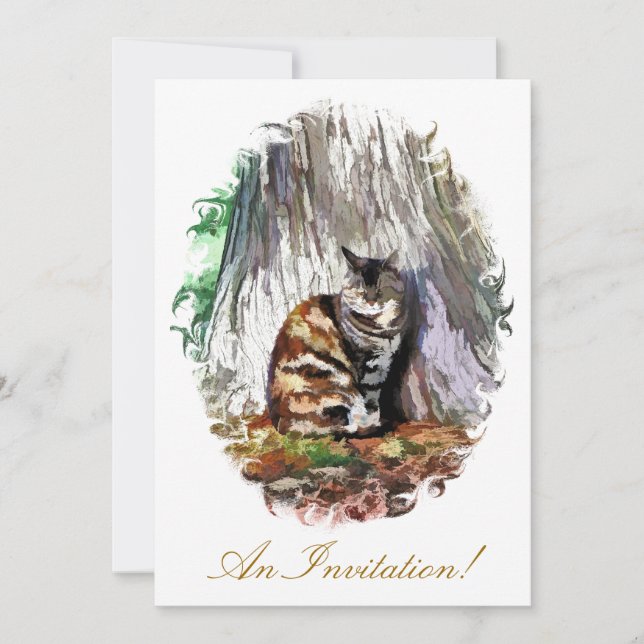Die KATZE Einladung (Vorderseite)