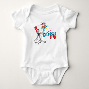 Die Katze im Hut Dr. Seuss Day Baby Strampler