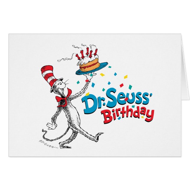 Die Katze im Hut | Dr. Seuss's Geburtstag (Vorderseite (Horizontal))