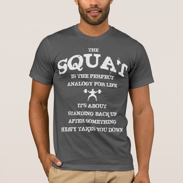 Die Katze ist die perfekte Analogie für das Leben T-Shirt (Vorderseite)