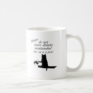 Die Katze ist ein Jerk Kaffeetasse