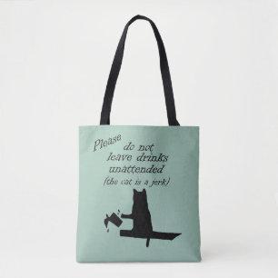 Die Katze ist ein Jerk Tasche