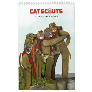 Die Katze kundschaftet Kalender 2018-2019