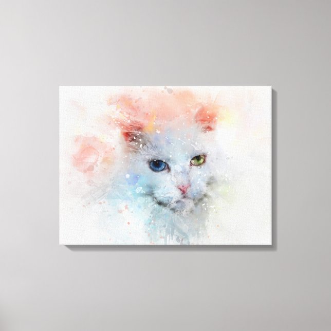 Die Katze Leinwanddruck (Vorderseite)