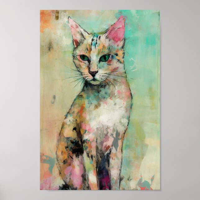 Die Katze Poster (Vorne)