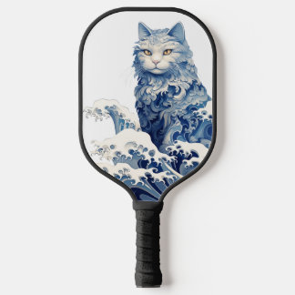 Die Katze schwindet von Kanagawa Pickleball Schläger