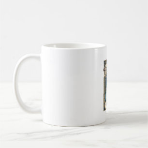 Die Katze Stern Katze Tarot Karte Major Arcana Vin Kaffeetasse