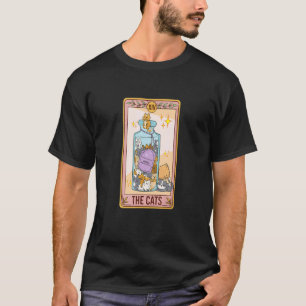 Die Katze Tarot Karte Lustige Katzenliebhaberin Ka T-Shirt