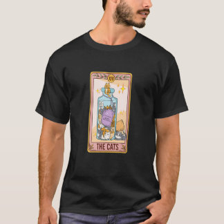 Die Katze Tarot Karte Lustige Katzenliebhaberin Ka T-Shirt