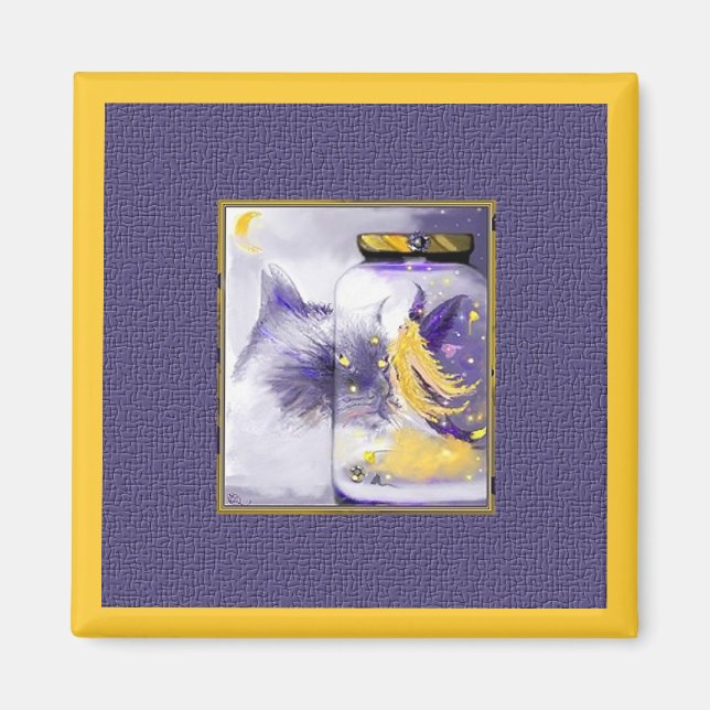 Die Katze und das Firefly! Magnet (Vorne)