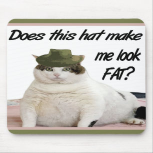 Die Katze und der Hut Mousepad