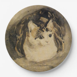 Die Katze (von Gwen John) Pappteller