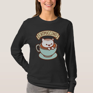 Die Katzen-T - Shirt-lange Hülse der Frauen - T-Shirt