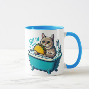 Die Katzen-Taco-Einweichung Tasse