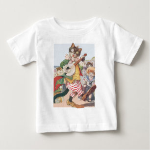 Die Katzen-Volk-T-Shirt der Kinder glückliches Baby T-shirt