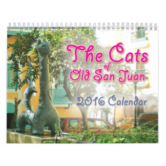 Die Katzen von altem San Juan, Kalender 2016