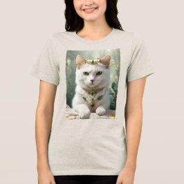 Die Katzenprinzessin. Tri-Blend Shirt