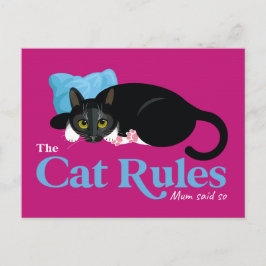 Die Katzenregeln.. Mum hat das gesagt Postkarte