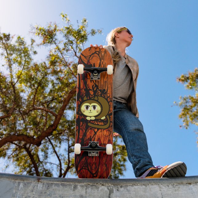 Die Katzenunterlage - individuell angepasst Skateboard (Außenbereich 1)