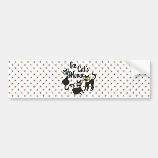 Die Katzenunterschiede Autoaufkleber (Vorne)